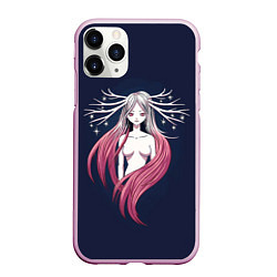 Чехол iPhone 11 Pro матовый Дух леса Дух природы, цвет: 3D-розовый