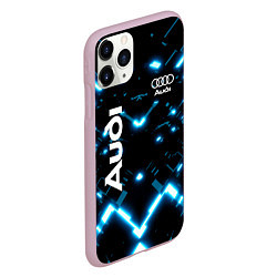 Чехол iPhone 11 Pro матовый Audi Neon, цвет: 3D-розовый — фото 2