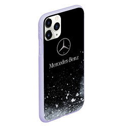 Чехол iPhone 11 Pro матовый Mercedes-Benz распылитель, цвет: 3D-светло-сиреневый — фото 2