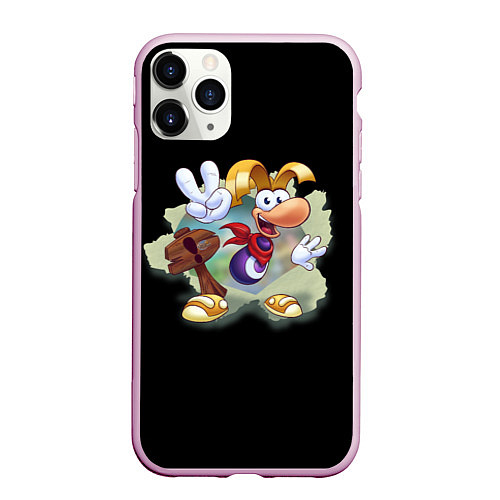 Чехол iPhone 11 Pro матовый РАЙМАН - RAYMAN LEGENDS / 3D-Розовый – фото 1