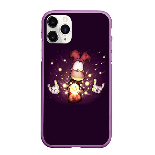 Чехол iPhone 11 Pro матовый RAYMAN LEGENDS РЭЙМАН / 3D-Фиолетовый – фото 1