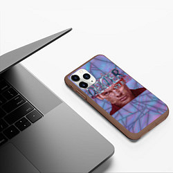 Чехол iPhone 11 Pro матовый Декстер: New Blood, цвет: 3D-коричневый — фото 2