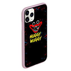 Чехол iPhone 11 Pro матовый Poppy Playtime Поппи Плейтайм huggy wuggy, цвет: 3D-розовый — фото 2