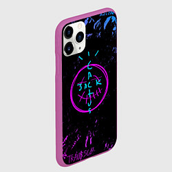 Чехол iPhone 11 Pro матовый Fortnite x Travis Scott, цвет: 3D-фиолетовый — фото 2