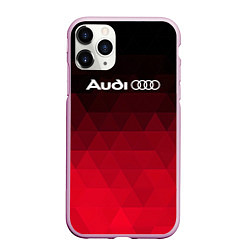 Чехол iPhone 11 Pro матовый Audi геометрия