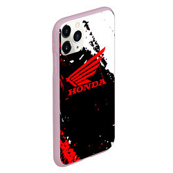 Чехол iPhone 11 Pro матовый Honda Logo Auto, цвет: 3D-розовый — фото 2