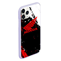 Чехол iPhone 11 Pro матовый Honda Logo Auto, цвет: 3D-светло-сиреневый — фото 2