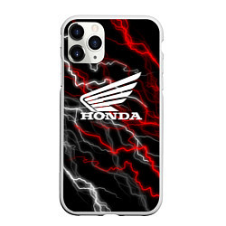 Чехол iPhone 11 Pro матовый Honda Разряд молнии