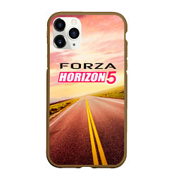 Чехол iPhone 11 Pro матовый Закат Forza Horizon 5