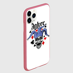 Чехол iPhone 11 Pro матовый JOKER Джокер, цвет: 3D-малиновый — фото 2