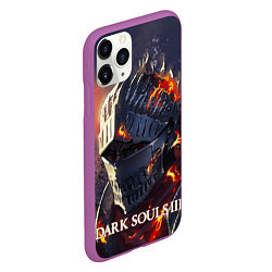 Чехол iPhone 11 Pro матовый DARK SOULS III Рыцарь Солнца Дарк Соулс, цвет: 3D-фиолетовый — фото 2