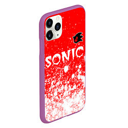 Чехол iPhone 11 Pro матовый SONIC EXE Арт, цвет: 3D-фиолетовый — фото 2