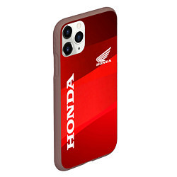 Чехол iPhone 11 Pro матовый Honda - Red, цвет: 3D-коричневый — фото 2