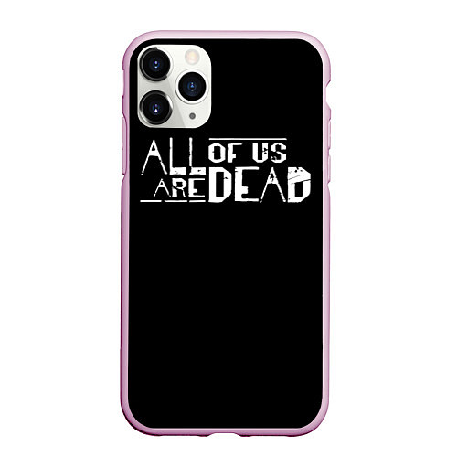 Чехол iPhone 11 Pro матовый All of Us Are Dead / 3D-Розовый – фото 1