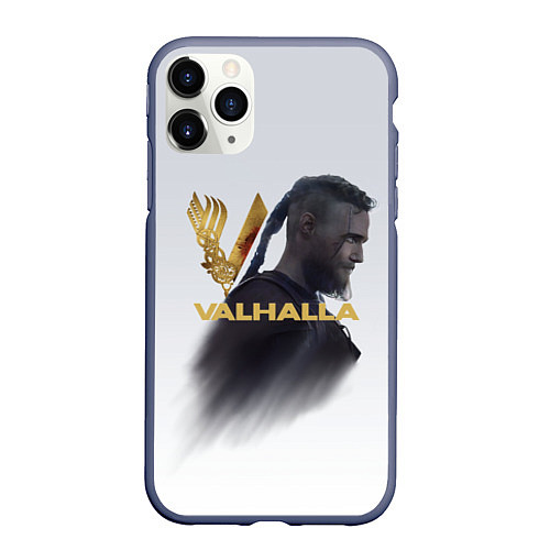 Чехол iPhone 11 Pro матовый Vikings: Valhalla / 3D-Серый – фото 1