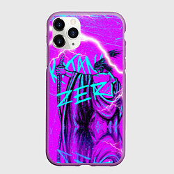 Чехол iPhone 11 Pro матовый Katana Zero Катана Зеро Самурай, цвет: 3D-фиолетовый