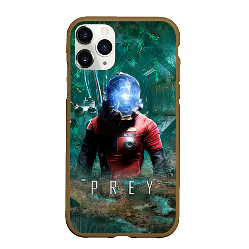 Чехол iPhone 11 Pro матовый Prey game / 3D-Коричневый – фото 1