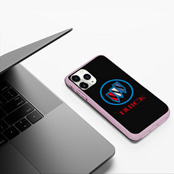 Чехол iPhone 11 Pro матовый Buick Emblem Logo, цвет: 3D-розовый — фото 2