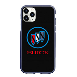 Чехол iPhone 11 Pro матовый Buick Emblem Logo, цвет: 3D-серый