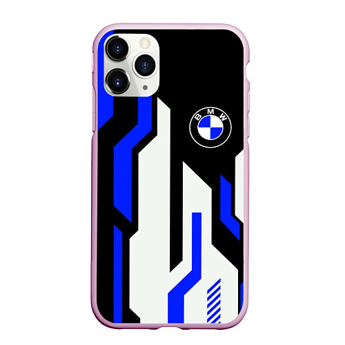 Чехол iPhone 11 Pro матовый БМВ BMW AUTO / 3D-Розовый – фото 1