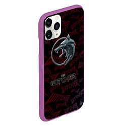 Чехол iPhone 11 Pro матовый The Witcher Игра классная, цвет: 3D-фиолетовый — фото 2