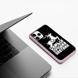 Чехол iPhone 11 Pro матовый САМЫЙ ЛУЧШИЙ ОХОТНИК Прицел, цвет: 3D-розовый — фото 2