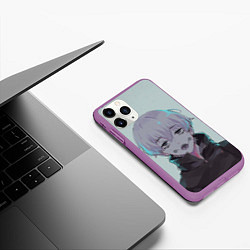 Чехол iPhone 11 Pro матовый Toge here, цвет: 3D-фиолетовый — фото 2