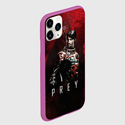 Чехол iPhone 11 Pro матовый Prey Dark red, цвет: 3D-фиолетовый — фото 2