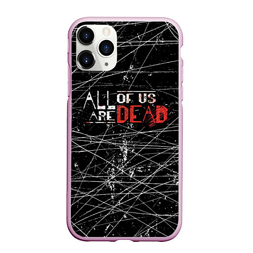 Чехол iPhone 11 Pro матовый Мы все мертвы All of Us Are Dead / 3D-Розовый – фото 1