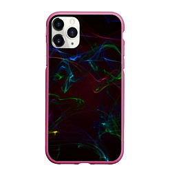 Чехол iPhone 11 Pro матовый CURVE NEON ABSTRACTION