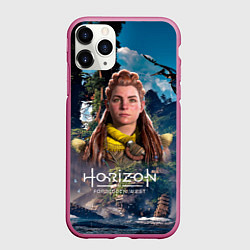 Чехол iPhone 11 Pro матовый Horizon Aloy Элой, цвет: 3D-малиновый