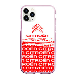 Чехол iPhone 11 Pro матовый Citroen Паттерн