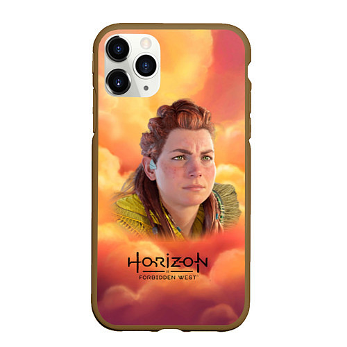 Чехол iPhone 11 Pro матовый Horizon sky / 3D-Коричневый – фото 1