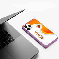 Чехол iPhone 11 Pro матовый Рома, цвет: 3D-фиолетовый — фото 2