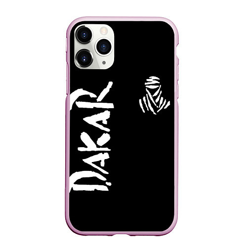 Чехол iPhone 11 Pro матовый Дакар ралли / 3D-Розовый – фото 1