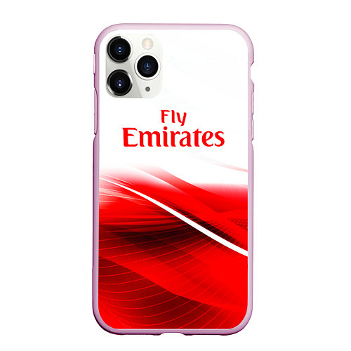 Чехол iPhone 11 Pro матовый Арсенал arsenal / 3D-Розовый – фото 1