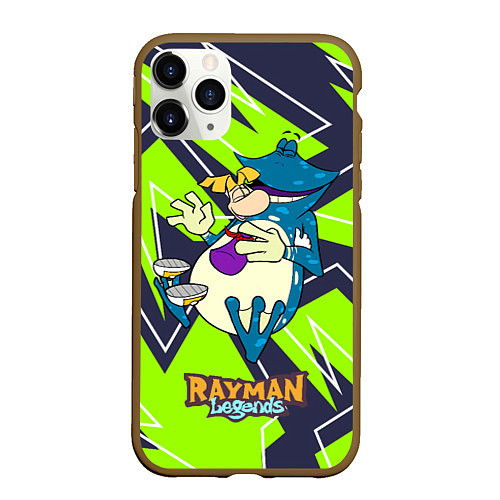 Чехол iPhone 11 Pro матовый Rayman and globox / 3D-Коричневый – фото 1