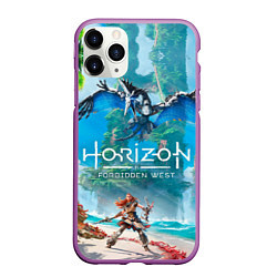 Чехол iPhone 11 Pro матовый Horizon Запретный Запад Элой, цвет: 3D-фиолетовый