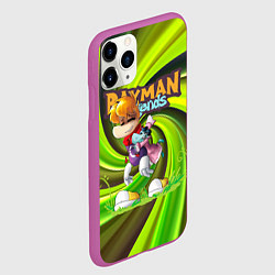 Чехол iPhone 11 Pro матовый Уставший Rayman Legends, цвет: 3D-фиолетовый — фото 2