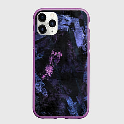 Чехол iPhone 11 Pro матовый Синий милитари, цвет: 3D-фиолетовый