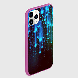 Чехол iPhone 11 Pro матовый Звездопад Звёздный дождь, цвет: 3D-фиолетовый — фото 2