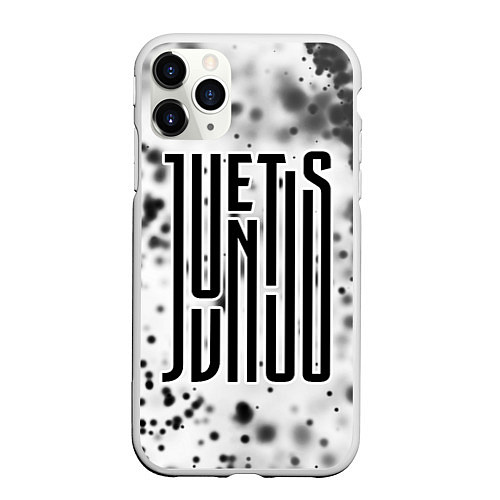 Чехол iPhone 11 Pro матовый JUVENTUS ЮВЕНТУС - Art / 3D-Белый – фото 1