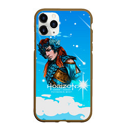 Чехол iPhone 11 Pro матовый Horizon Forbidden West Art