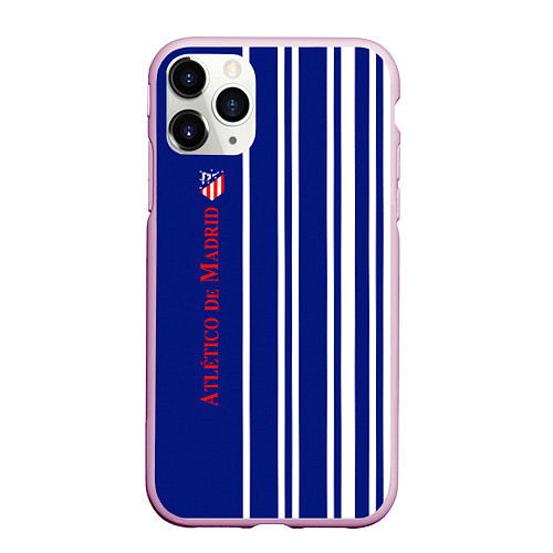 Чехол iPhone 11 Pro матовый ATLETICO MADRID АТЛЕТИКО МАДРИД / 3D-Розовый – фото 1