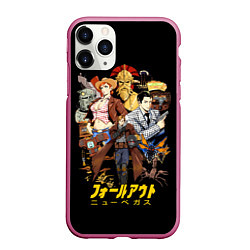 Чехол iPhone 11 Pro матовый Fallout - poster, цвет: 3D-малиновый