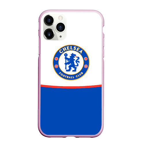 Чехол iPhone 11 Pro матовый Chelsea челси / 3D-Розовый – фото 1