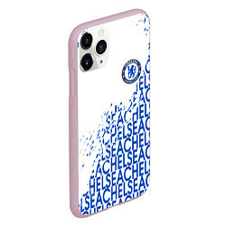 Чехол iPhone 11 Pro матовый Chelsea fc, цвет: 3D-розовый — фото 2