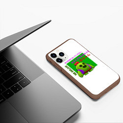 Чехол iPhone 11 Pro матовый Spike Brawl Stars, цвет: 3D-коричневый — фото 2