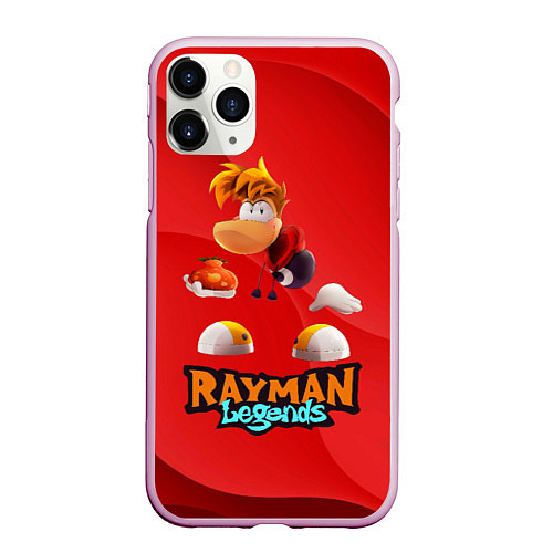 Чехол iPhone 11 Pro матовый Rayman Red Legends / 3D-Розовый – фото 1