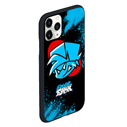 Чехол iPhone 11 Pro матовый ФРАЙДЕЙ НАЙТ ФАНКИН - ПАРЕНЬ - Краска, цвет: 3D-черный — фото 2